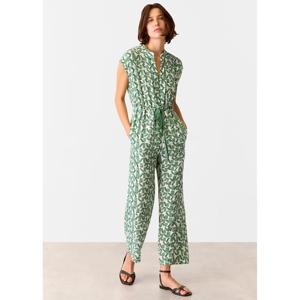 Whistles Ivory Abstract Squares Jumpsuit